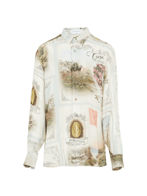 AGENOR - Chemise oversize en coton imprimé Cartes Chemise Fête Impériale