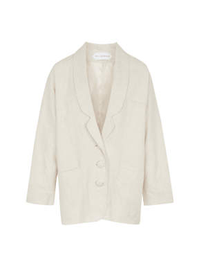 FERAUD - Blazer en gabardine écrue Veste Fête Impériale